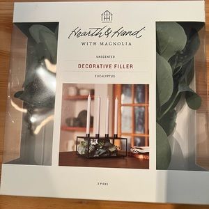 Hearth and Hand Eucalyptus decorative filler set of 4